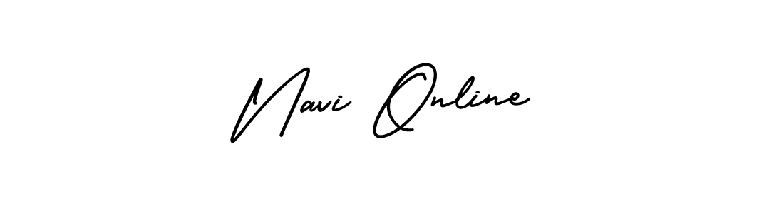 AmerikaSignatureDemo-Regular is a professional signature style that is perfect for those who want to add a touch of class to their signature. It is also a great choice for those who want to make their signature more unique. Get Navi Online name to fancy signature for free. Navi Online signature style 3 images and pictures png