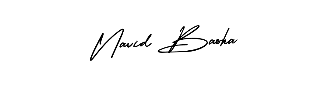 You can use this online signature creator to create a handwritten signature for the name Navid Basha. This is the best online autograph maker. Navid Basha signature style 3 images and pictures png