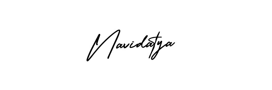 Best and Professional Signature Style for Navidatya. AmerikaSignatureDemo-Regular Best Signature Style Collection. Navidatya signature style 3 images and pictures png