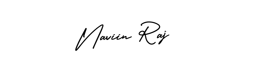 Design your own signature with our free online signature maker. With this signature software, you can create a handwritten (AmerikaSignatureDemo-Regular) signature for name Naviin Raj. Naviin Raj signature style 3 images and pictures png