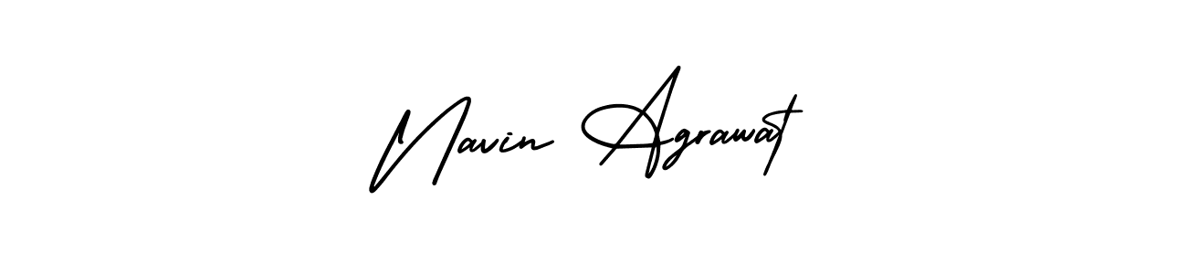 It looks lik you need a new signature style for name Navin Agrawat. Design unique handwritten (AmerikaSignatureDemo-Regular) signature with our free signature maker in just a few clicks. Navin Agrawat signature style 3 images and pictures png