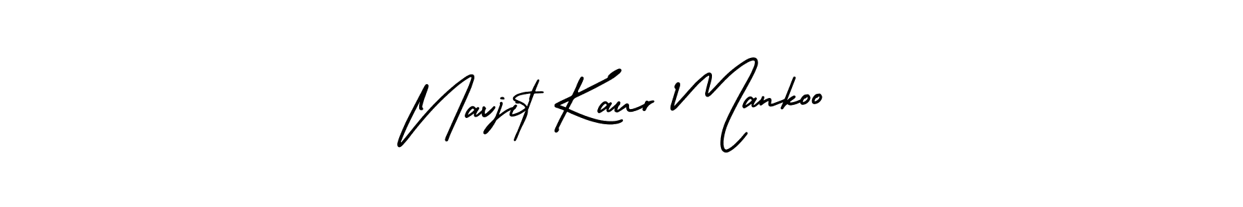 Make a beautiful signature design for name Navjit Kaur Mankoo. Use this online signature maker to create a handwritten signature for free. Navjit Kaur Mankoo signature style 3 images and pictures png