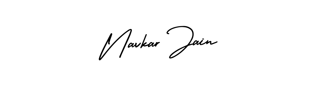 if you are searching for the best signature style for your name Navkar Jain. so please give up your signature search. here we have designed multiple signature styles  using AmerikaSignatureDemo-Regular. Navkar Jain signature style 3 images and pictures png