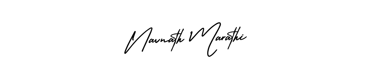 Navnath Marathi stylish signature style. Best Handwritten Sign (AmerikaSignatureDemo-Regular) for my name. Handwritten Signature Collection Ideas for my name Navnath Marathi. Navnath Marathi signature style 3 images and pictures png