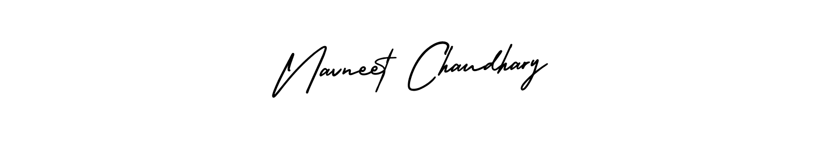 Use a signature maker to create a handwritten signature online. With this signature software, you can design (AmerikaSignatureDemo-Regular) your own signature for name Navneet Chaudhary. Navneet Chaudhary signature style 3 images and pictures png