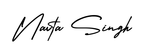 Try this chic Navta Singh handwritten sign style. Using AmerikaSignatureDemo-Regular font elements, it gives your name a sleek, memorable identity. Navta Singh signature style 3 images and pictures png