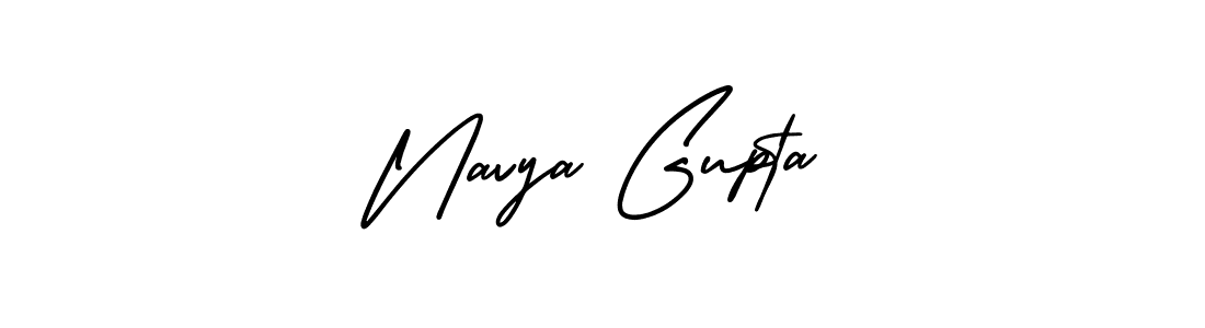 Also we have Navya Gupta name is the best signature style. Create professional handwritten signature collection using AmerikaSignatureDemo-Regular autograph style. Navya Gupta signature style 3 images and pictures png