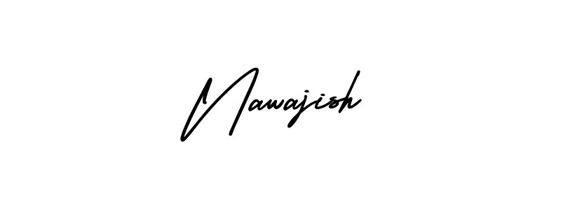 if you are searching for the best signature style for your name Nawajish. so please give up your signature search. here we have designed multiple signature styles  using AmerikaSignatureDemo-Regular. Nawajish signature style 3 images and pictures png