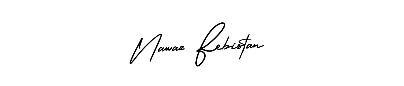 See photos of Nawaz Febistan official signature by Spectra . Check more albums & portfolios. Read reviews & check more about AmerikaSignatureDemo-Regular font. Nawaz Febistan signature style 3 images and pictures png