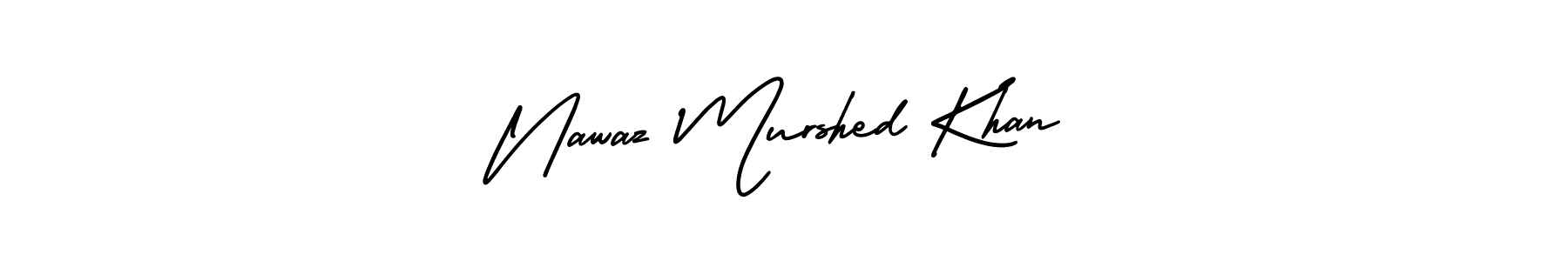 if you are searching for the best signature style for your name Nawaz Murshed Khan. so please give up your signature search. here we have designed multiple signature styles  using AmerikaSignatureDemo-Regular. Nawaz Murshed Khan signature style 3 images and pictures png