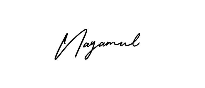 Check out images of Autograph of Nayamul name. Actor Nayamul Signature Style. AmerikaSignatureDemo-Regular is a professional sign style online. Nayamul signature style 3 images and pictures png