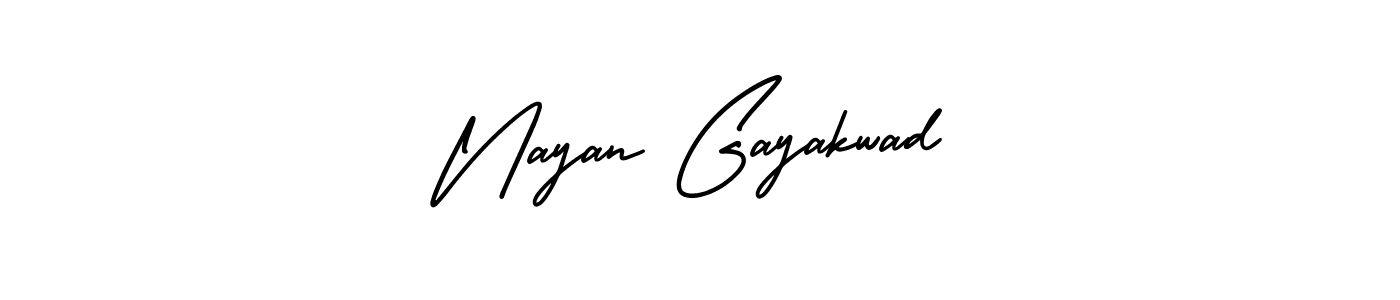 This is the best signature style for the Nayan Gayakwad name. Also you like these signature font (AmerikaSignatureDemo-Regular). Mix name signature. Nayan Gayakwad signature style 3 images and pictures png