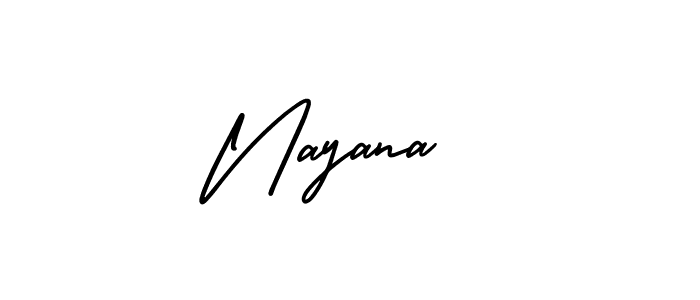 Nayana  stylish signature style. Best Handwritten Sign (AmerikaSignatureDemo-Regular) for my name. Handwritten Signature Collection Ideas for my name Nayana . Nayana  signature style 3 images and pictures png