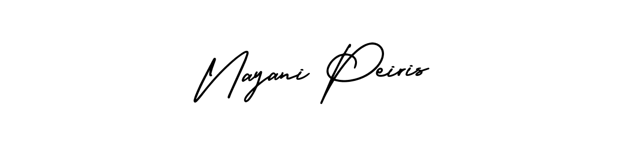 Use a signature maker to create a handwritten signature online. With this signature software, you can design (AmerikaSignatureDemo-Regular) your own signature for name Nayani Peiris. Nayani Peiris signature style 3 images and pictures png