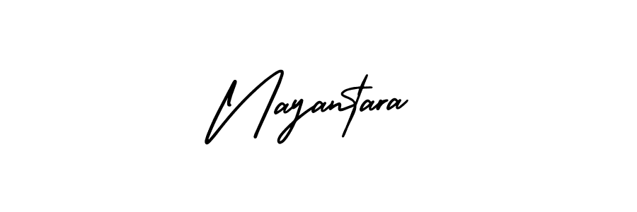 Design your own signature with our free online signature maker. With this signature software, you can create a handwritten (AmerikaSignatureDemo-Regular) signature for name Nayantara. Nayantara signature style 3 images and pictures png