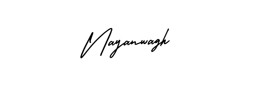 Use a signature maker to create a handwritten signature online. With this signature software, you can design (AmerikaSignatureDemo-Regular) your own signature for name Nayanwagh. Nayanwagh signature style 3 images and pictures png