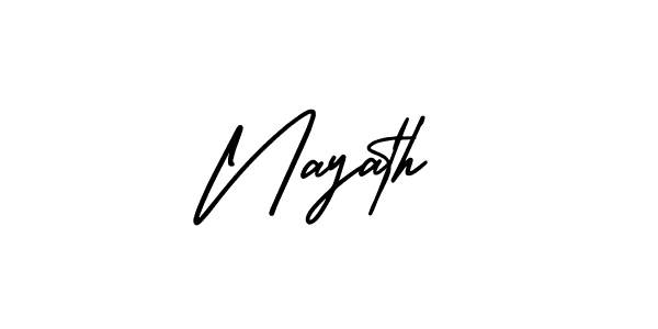 Also we have Nayath name is the best signature style. Create professional handwritten signature collection using AmerikaSignatureDemo-Regular autograph style. Nayath signature style 3 images and pictures png