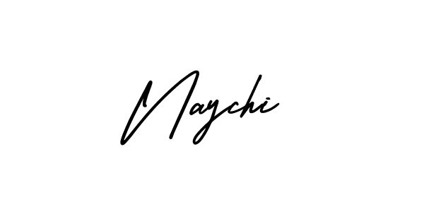 It looks lik you need a new signature style for name Naychi. Design unique handwritten (AmerikaSignatureDemo-Regular) signature with our free signature maker in just a few clicks. Naychi signature style 3 images and pictures png