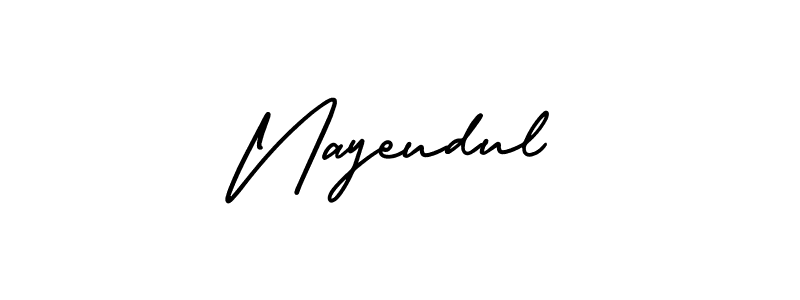 Make a beautiful signature design for name Nayeudul. Use this online signature maker to create a handwritten signature for free. Nayeudul signature style 3 images and pictures png