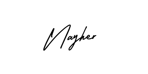 Here are the top 10 professional signature styles for the name Nayher. These are the best autograph styles you can use for your name. Nayher signature style 3 images and pictures png