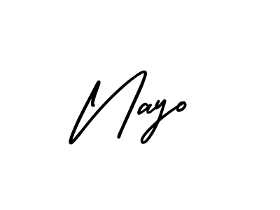 Best and Professional Signature Style for Nayo. AmerikaSignatureDemo-Regular Best Signature Style Collection. Nayo signature style 3 images and pictures png