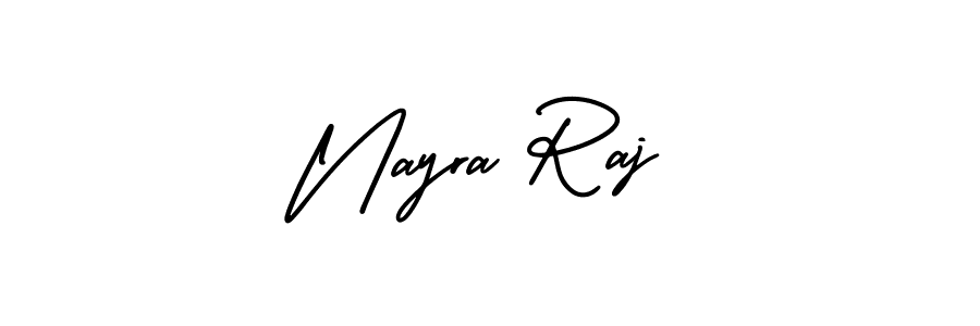 if you are searching for the best signature style for your name Nayra Raj. so please give up your signature search. here we have designed multiple signature styles  using AmerikaSignatureDemo-Regular. Nayra Raj signature style 3 images and pictures png