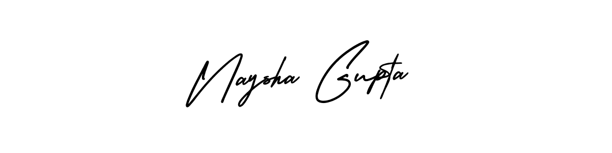 Create a beautiful signature design for name Naysha Gupta. With this signature (AmerikaSignatureDemo-Regular) fonts, you can make a handwritten signature for free. Naysha Gupta signature style 3 images and pictures png