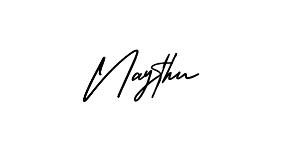 Also You can easily find your signature by using the search form. We will create Naythu name handwritten signature images for you free of cost using AmerikaSignatureDemo-Regular sign style. Naythu signature style 3 images and pictures png