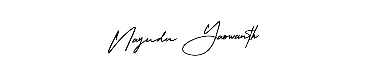 Use a signature maker to create a handwritten signature online. With this signature software, you can design (AmerikaSignatureDemo-Regular) your own signature for name Nayudu Yaswanth. Nayudu Yaswanth signature style 3 images and pictures png