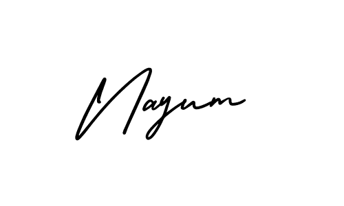 Also You can easily find your signature by using the search form. We will create Nayum name handwritten signature images for you free of cost using AmerikaSignatureDemo-Regular sign style. Nayum signature style 3 images and pictures png