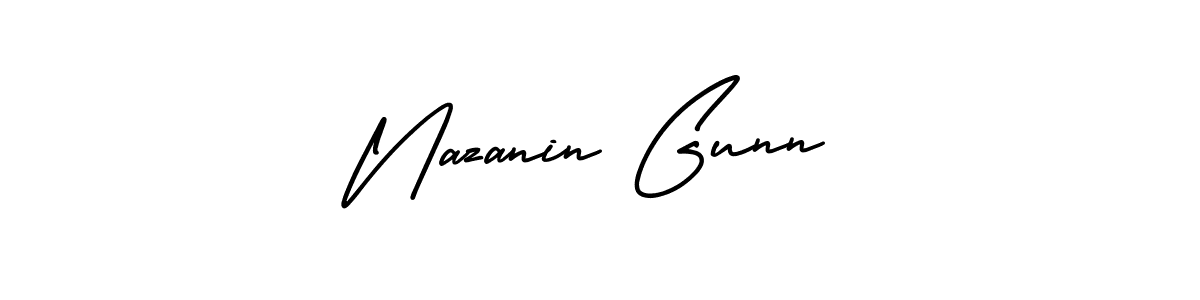 Here are the top 10 professional signature styles for the name Nazanin Gunn. These are the best autograph styles you can use for your name. Nazanin Gunn signature style 3 images and pictures png