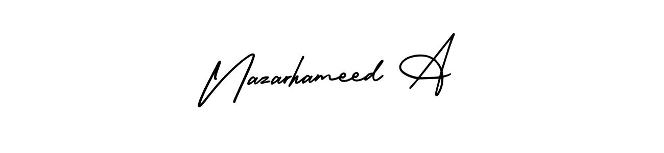 Once you've used our free online signature maker to create your best signature AmerikaSignatureDemo-Regular style, it's time to enjoy all of the benefits that Nazarhameed A name signing documents. Nazarhameed A signature style 3 images and pictures png