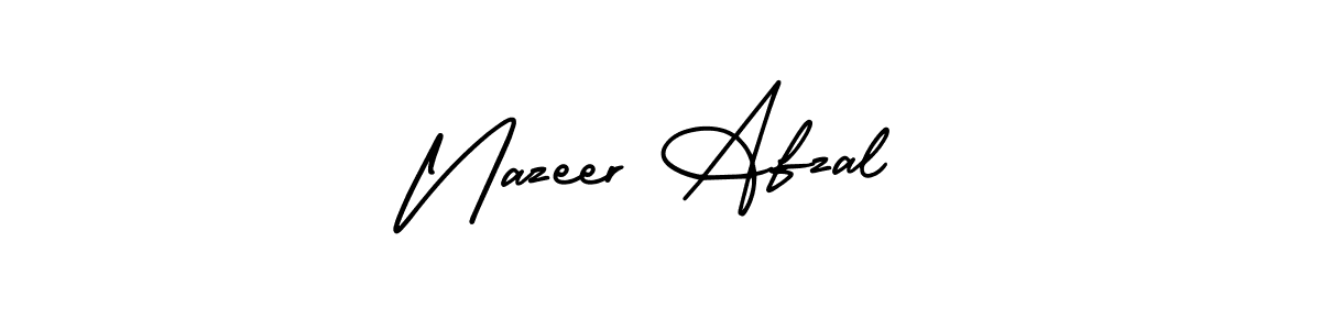 Best and Professional Signature Style for Nazeer Afzal. AmerikaSignatureDemo-Regular Best Signature Style Collection. Nazeer Afzal signature style 3 images and pictures png