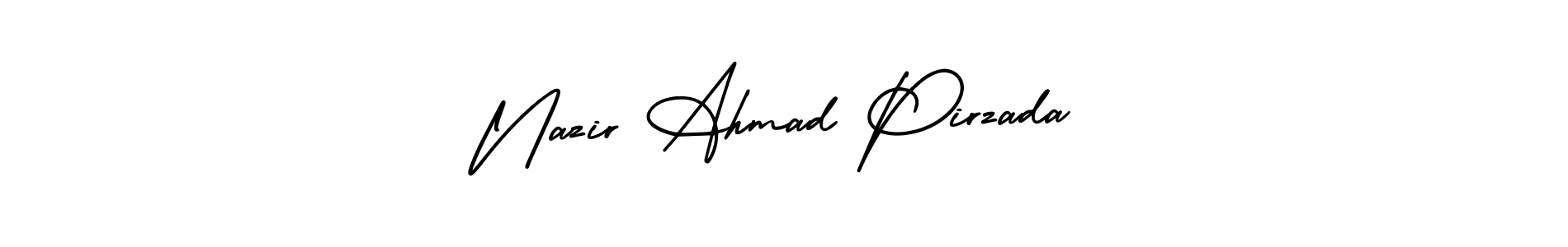 Also we have Nazir Ahmad Pirzada name is the best signature style. Create professional handwritten signature collection using AmerikaSignatureDemo-Regular autograph style. Nazir Ahmad Pirzada signature style 3 images and pictures png