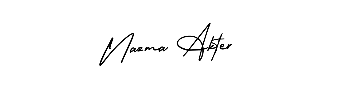 See photos of Nazma Akter official signature by Spectra . Check more albums & portfolios. Read reviews & check more about AmerikaSignatureDemo-Regular font. Nazma Akter signature style 3 images and pictures png