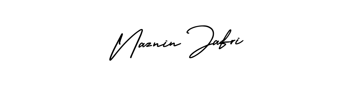 Use a signature maker to create a handwritten signature online. With this signature software, you can design (AmerikaSignatureDemo-Regular) your own signature for name Naznin Jafri. Naznin Jafri signature style 3 images and pictures png