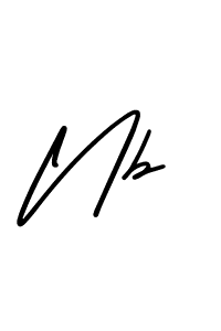 How to Draw Nb signature style? AmerikaSignatureDemo-Regular is a latest design signature styles for name Nb. Nb signature style 3 images and pictures png