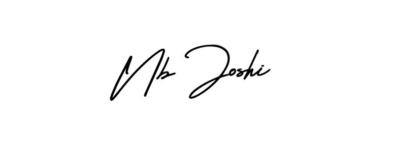 Once you've used our free online signature maker to create your best signature AmerikaSignatureDemo-Regular style, it's time to enjoy all of the benefits that Nb Joshi name signing documents. Nb Joshi signature style 3 images and pictures png