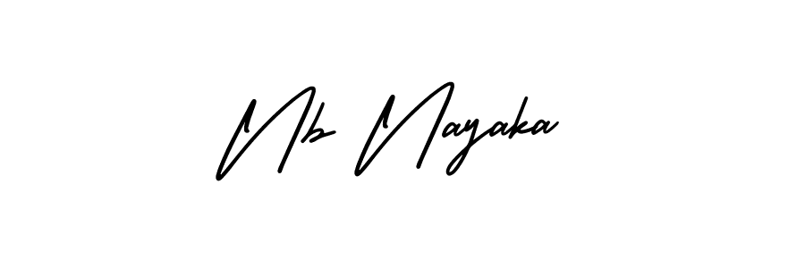 Nb Nayaka stylish signature style. Best Handwritten Sign (AmerikaSignatureDemo-Regular) for my name. Handwritten Signature Collection Ideas for my name Nb Nayaka. Nb Nayaka signature style 3 images and pictures png