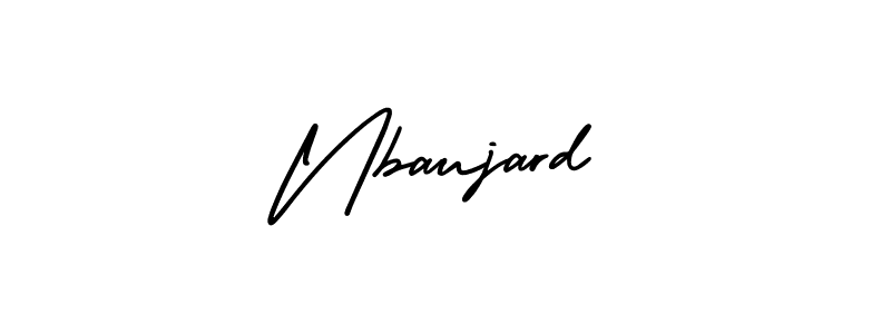 Use a signature maker to create a handwritten signature online. With this signature software, you can design (AmerikaSignatureDemo-Regular) your own signature for name Nbaujard. Nbaujard signature style 3 images and pictures png