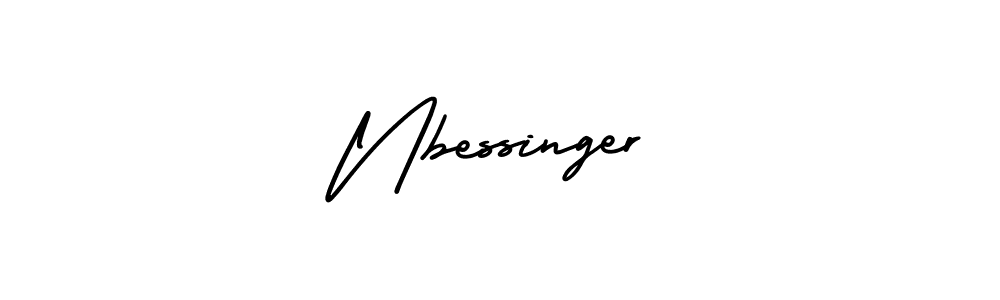 It looks lik you need a new signature style for name Nbessinger. Design unique handwritten (AmerikaSignatureDemo-Regular) signature with our free signature maker in just a few clicks. Nbessinger signature style 3 images and pictures png