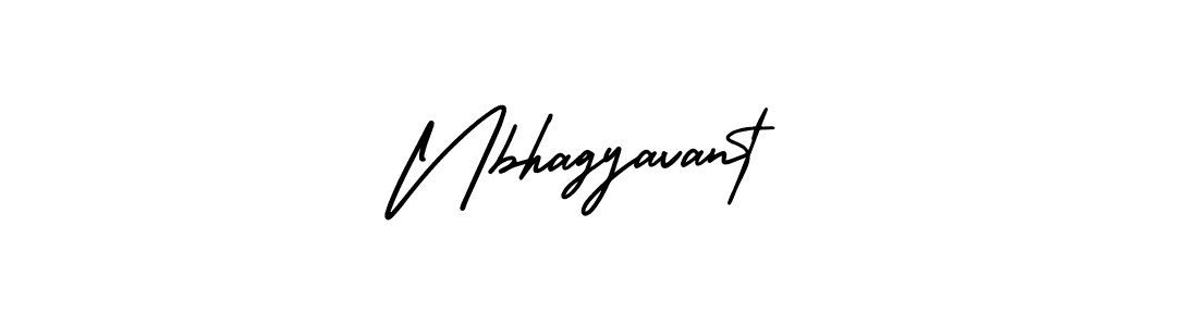 Nbhagyavant stylish signature style. Best Handwritten Sign (AmerikaSignatureDemo-Regular) for my name. Handwritten Signature Collection Ideas for my name Nbhagyavant. Nbhagyavant signature style 3 images and pictures png