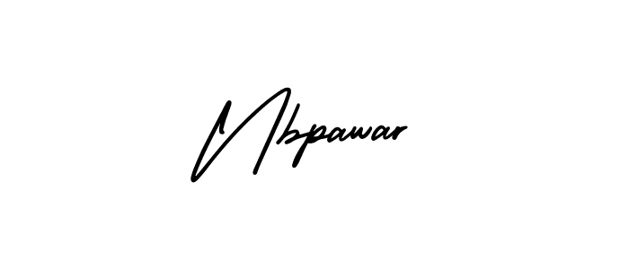 How to Draw Nbpawar signature style? AmerikaSignatureDemo-Regular is a latest design signature styles for name Nbpawar. Nbpawar signature style 3 images and pictures png