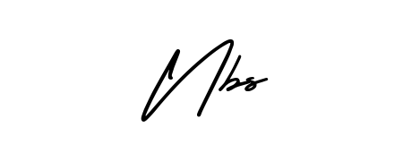 Get inspired by this graceful AmerikaSignatureDemo-Regular signature style for name Nbs. Smooth loops and balanced proportions for everyday use. Nbs signature style 3 images and pictures png
