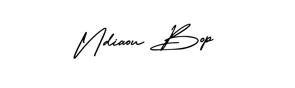 Create a beautiful signature design for name Ndiaou Bop. With this signature (AmerikaSignatureDemo-Regular) fonts, you can make a handwritten signature for free. Ndiaou Bop signature style 3 images and pictures png