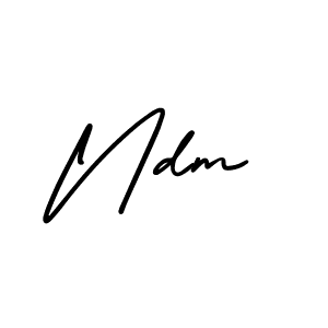 AmerikaSignatureDemo-Regular is a professional signature style that is perfect for those who want to add a touch of class to their signature. It is also a great choice for those who want to make their signature more unique. Get Ndm name to fancy signature for free. Ndm signature style 3 images and pictures png