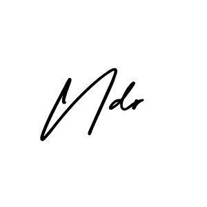 if you are searching for the best signature style for your name Ndr. so please give up your signature search. here we have designed multiple signature styles  using AmerikaSignatureDemo-Regular. Ndr signature style 3 images and pictures png
