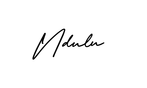 Ndulu stylish signature style. Best Handwritten Sign (AmerikaSignatureDemo-Regular) for my name. Handwritten Signature Collection Ideas for my name Ndulu. Ndulu signature style 3 images and pictures png