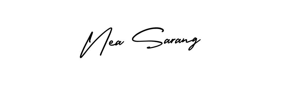 Make a beautiful signature design for name Nea Sarang. With this signature (AmerikaSignatureDemo-Regular) style, you can create a handwritten signature for free. Nea Sarang signature style 3 images and pictures png