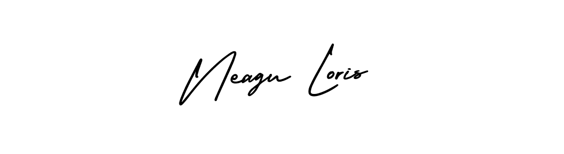 Also we have Neagu Loris name is the best signature style. Create professional handwritten signature collection using AmerikaSignatureDemo-Regular autograph style. Neagu Loris signature style 3 images and pictures png